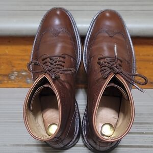 Jack Erwin Mens Wingtip Boots Size 8